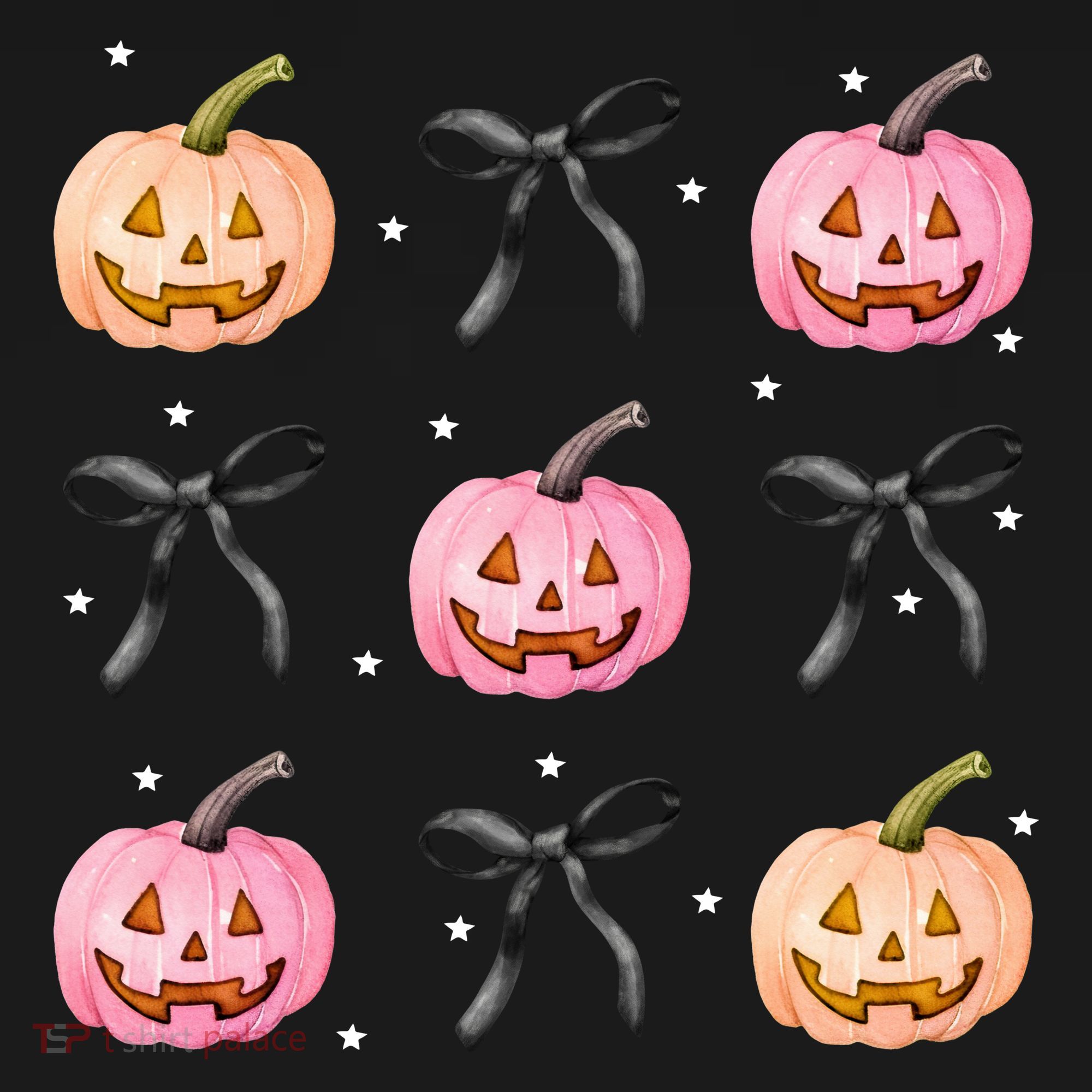 Halloween Pumpkin Black Bows Cute Button