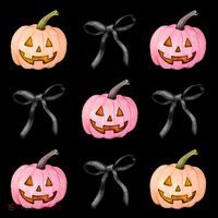 Halloween Pumpkin Black Bows Cute Coffee Mug thumb 5