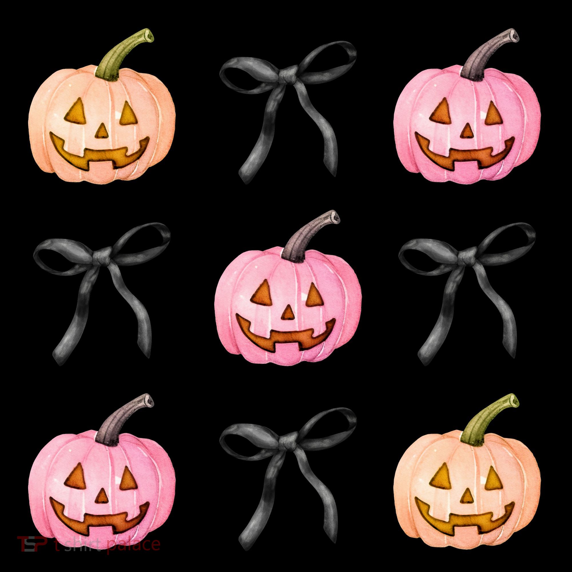 Halloween Pumpkin Black Bows Cute Coffee Mug