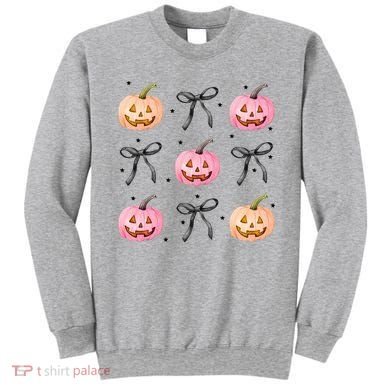 Halloween Pumpkin Black Bows Cute Sweatshirt