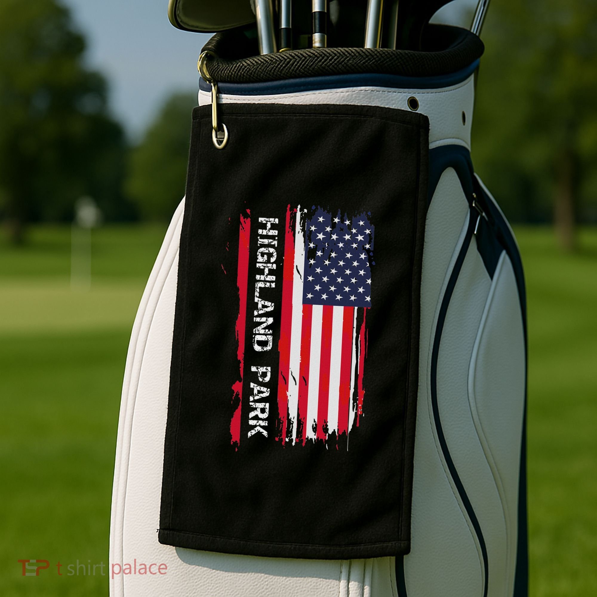 Highland Park City Golf Towel