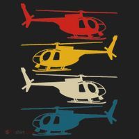 Helicopter Pilot Co. Retro Aviation, Black, Beanie thumb 2