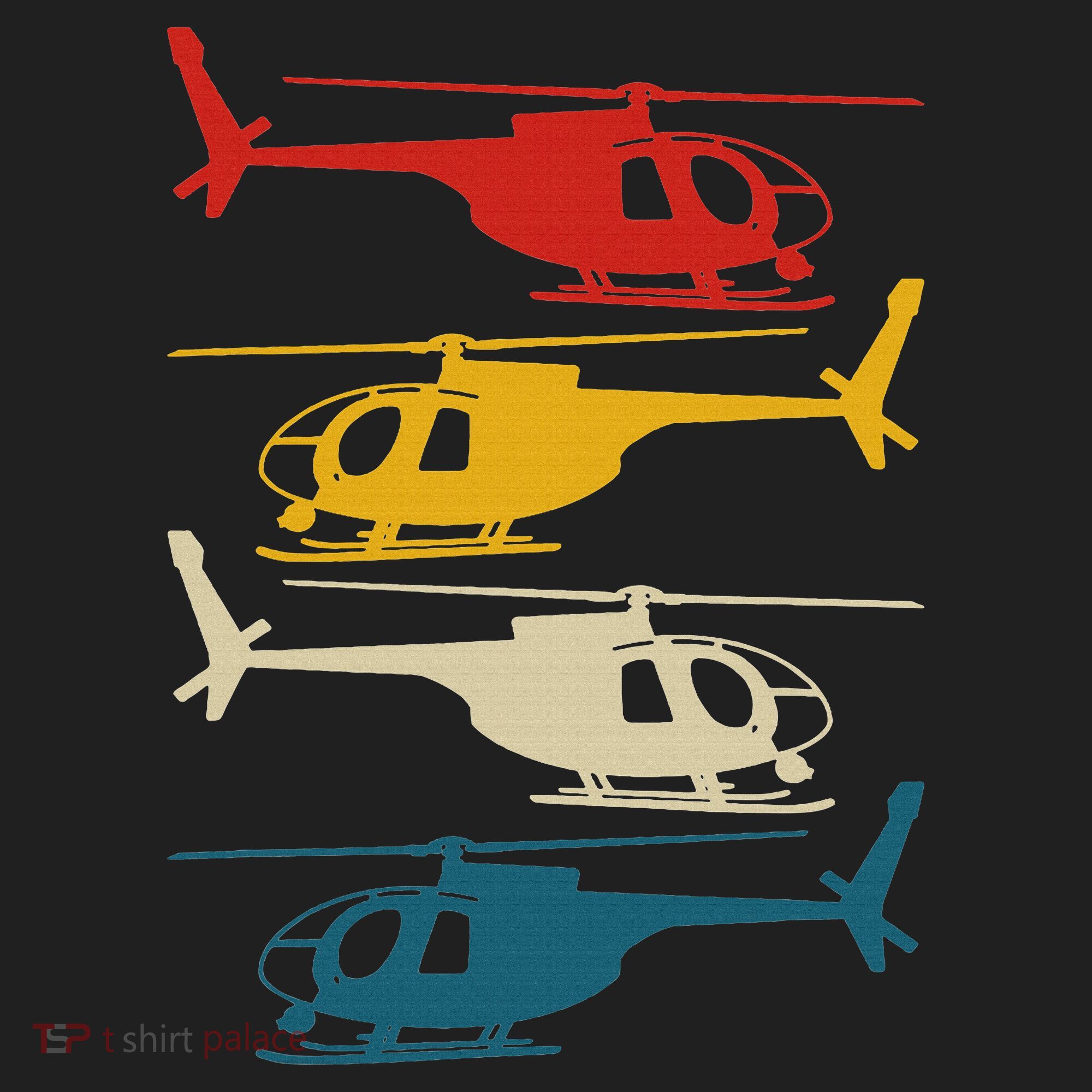 Helicopter Pilot Co. Retro Aviation, Black, Hat