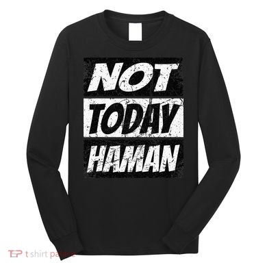 Haman  Purim Costume For Purim Long Sleeve Shirt