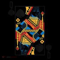 Halloween Playing Card Costume QUEEN Of SPADES Coffee Mug thumb 5