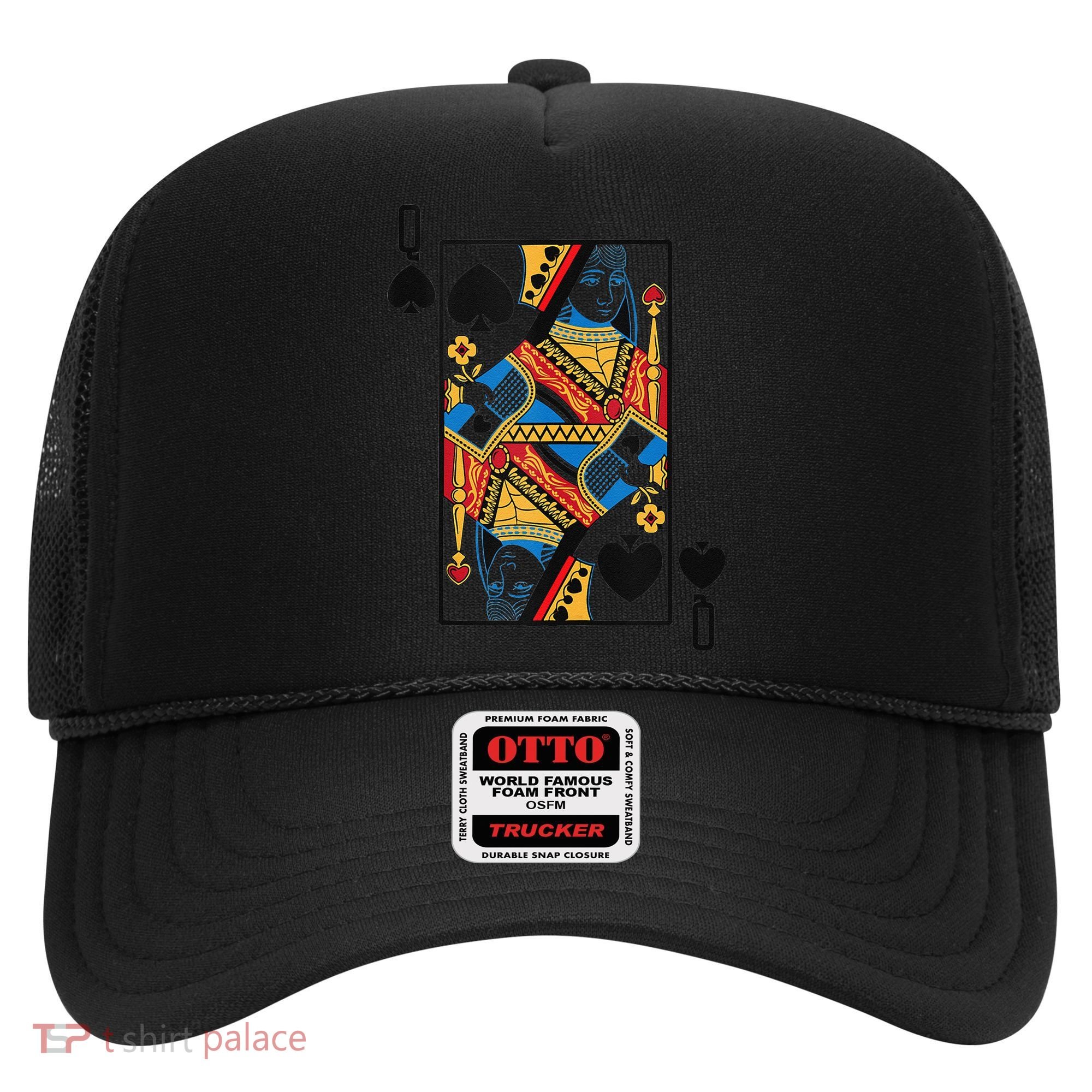 Halloween Playing Card Costume QUEEN Of SPADES Hat