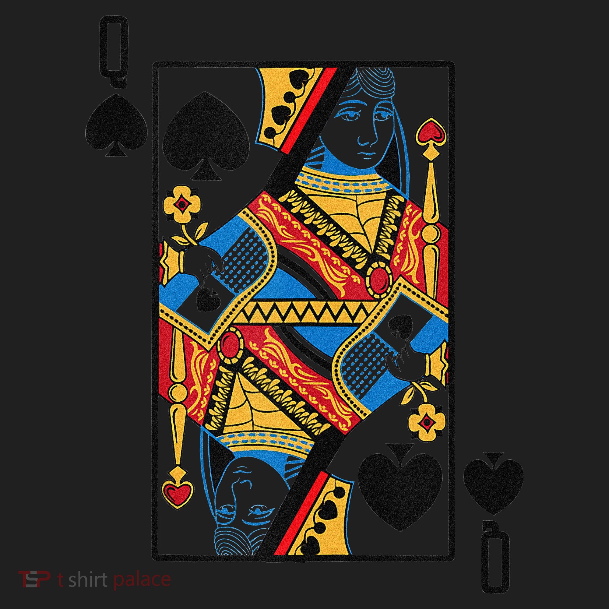 Halloween Playing Card Costume QUEEN Of SPADES Hat