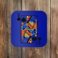 Halloween Playing Card Costume QUEEN Of SPADES Coaster thumb 0