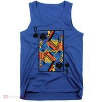 Halloween Playing Card Costume QUEEN Of SPADES Tank Top thumb 0