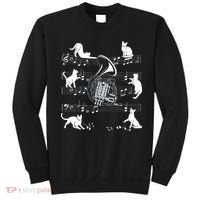 Horn Player Cats For Cat Loving French Horn Player Sweatshirt thumb 0