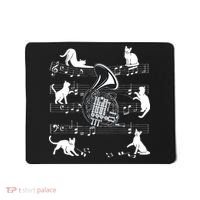 Horn Player Cats For Cat Loving French Horn Player Mousepad thumb 0