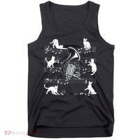 Horn Player Cats For Cat Loving French Horn Player Tank Top thumb 0