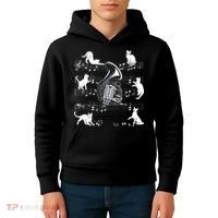 Horn Player Cats For Cat Loving French Horn Player Kids Hoodie thumb 4