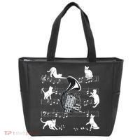 Horn Player Cats For Cat Loving French Horn Player Tote Bag thumb 0