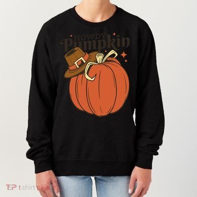 Howdy Pumpkin Cowboy Fall Women's Sweatshirt