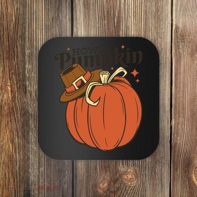 Howdy Pumpkin Cowboy Fall Coaster