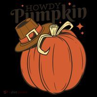 Howdy Pumpkin Cowboy Fall Coaster thumb 2