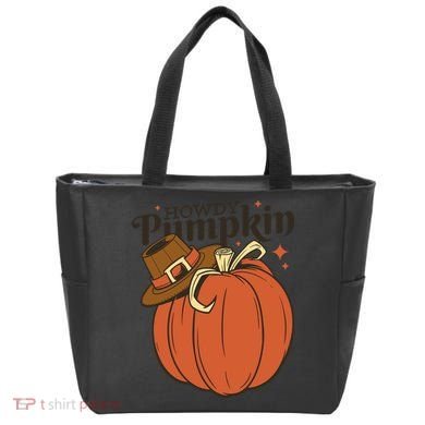 Howdy Pumpkin Cowboy Fall Tote Bag