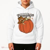 Howdy Pumpkin Cowboy Fall Hoodie thumb 2