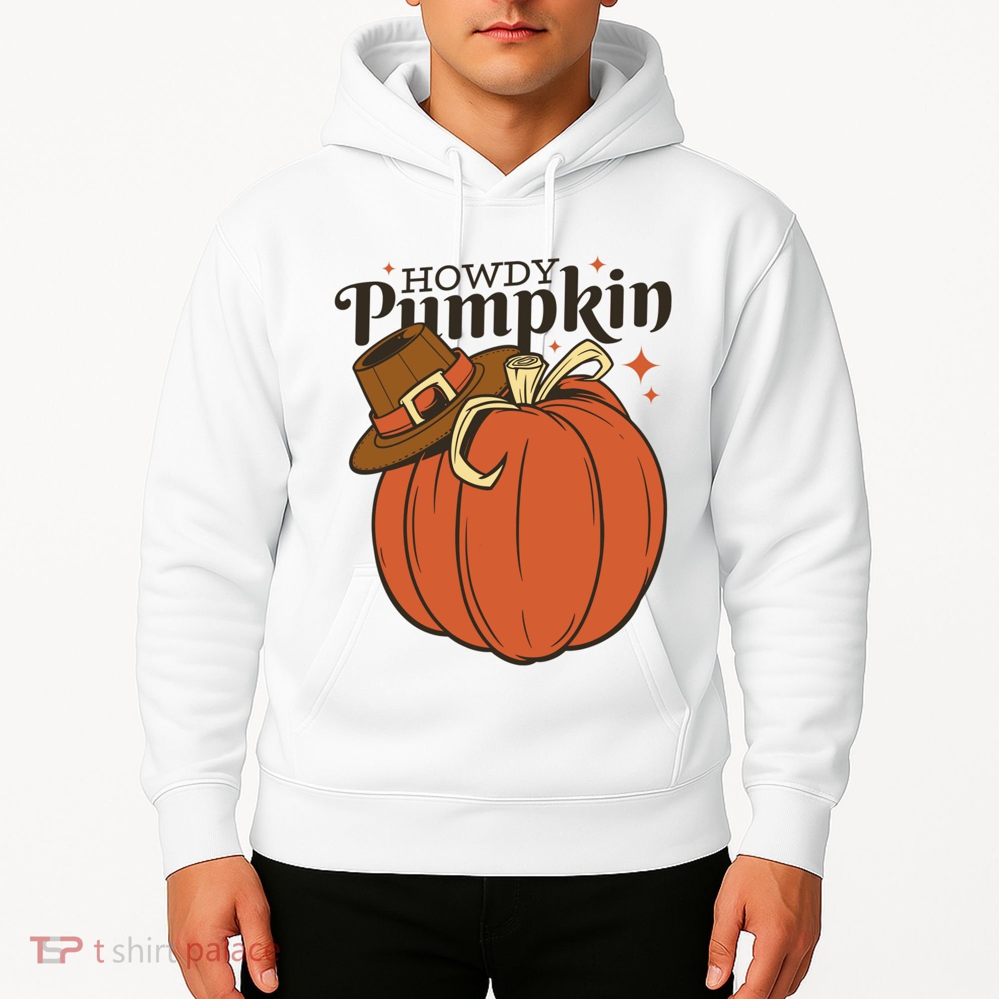 Howdy Pumpkin Cowboy Fall Hoodie
