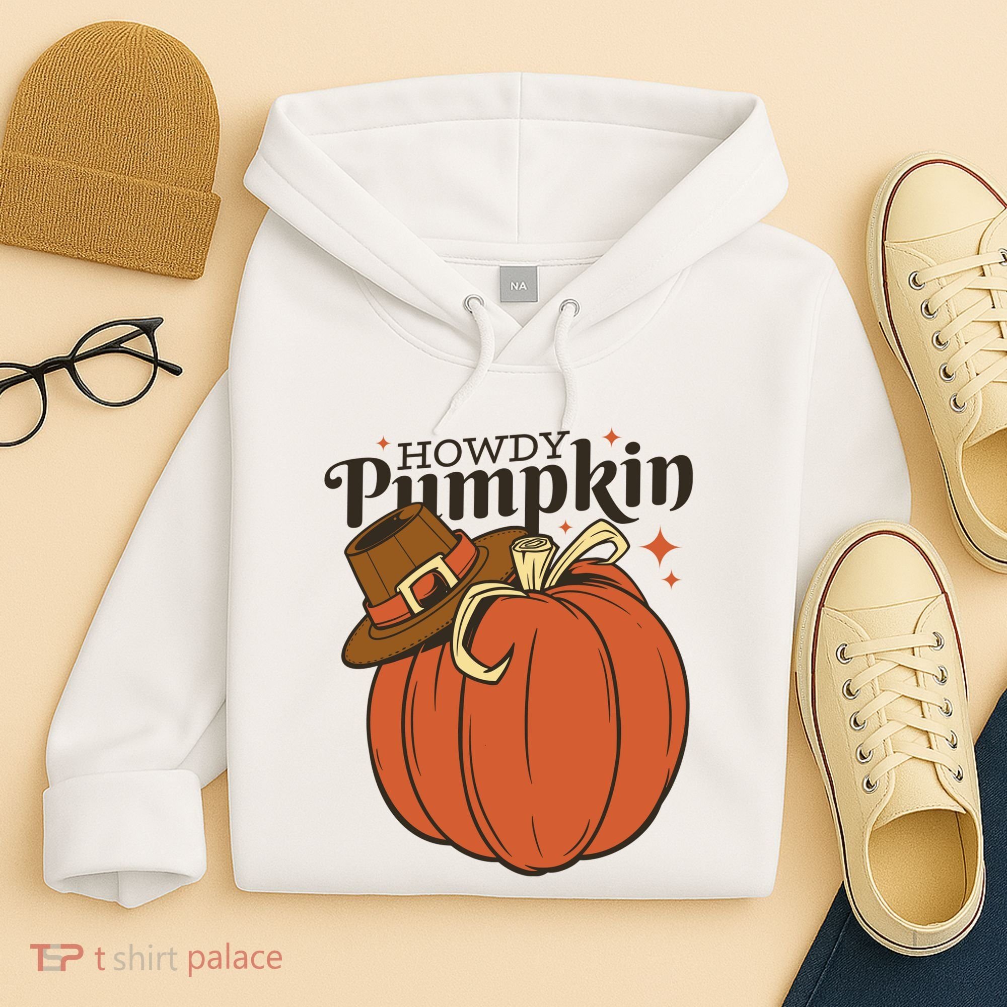 Howdy Pumpkin Cowboy Fall Hoodie