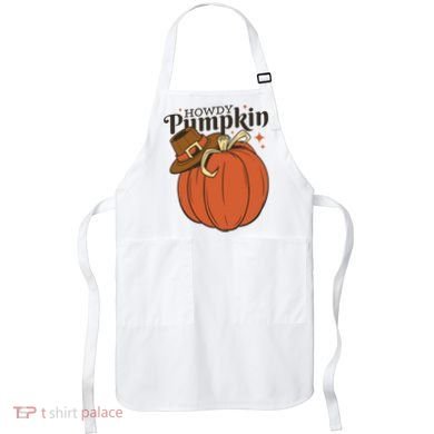 Howdy Pumpkin Cowboy Fall Apron