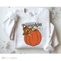 Howdy Pumpkin Cowboy Fall Sweatshirt thumb 2
