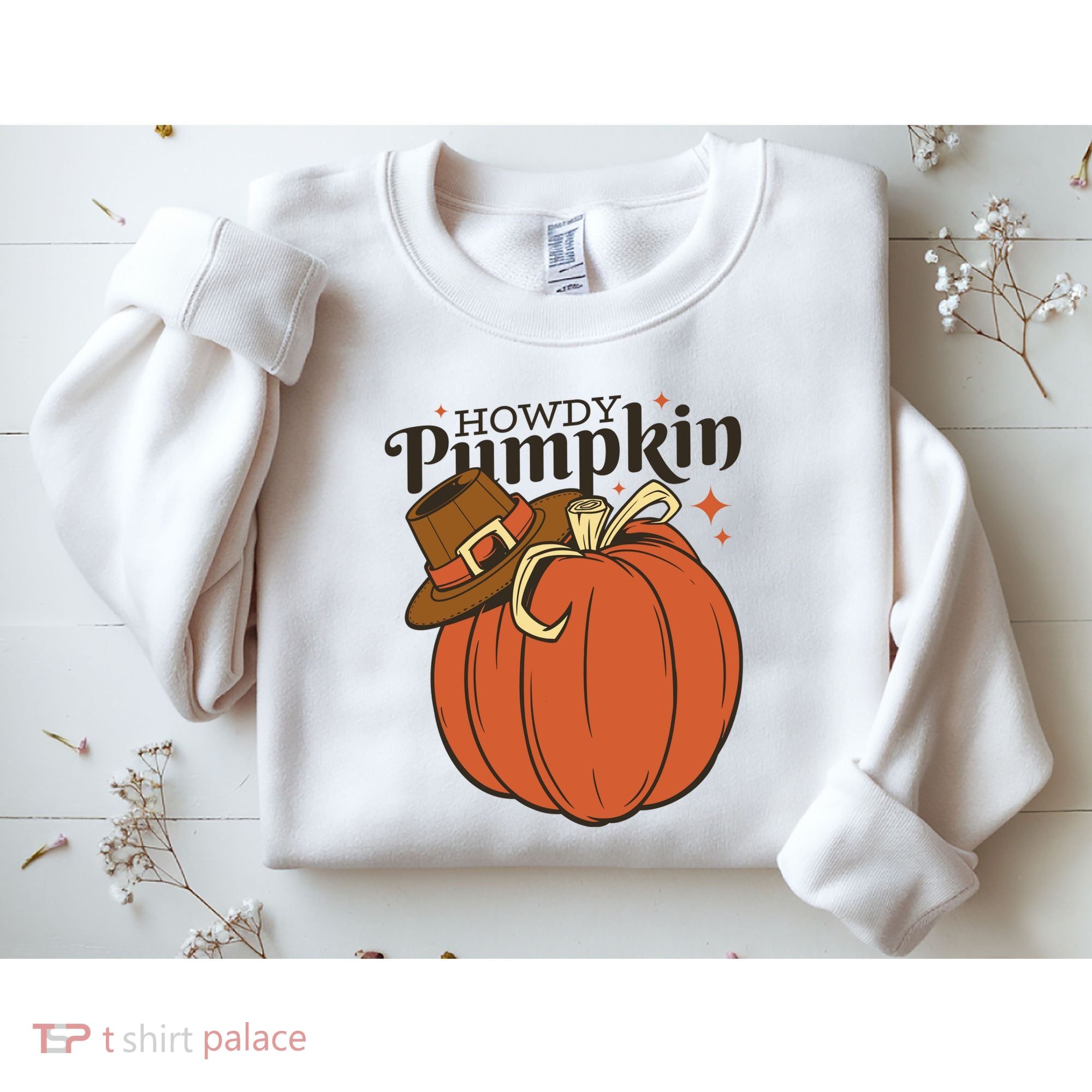Howdy Pumpkin Cowboy Fall Sweatshirt