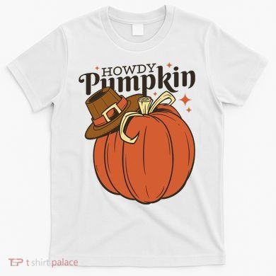 Howdy Pumpkin Cowboy Fall T-Shirt