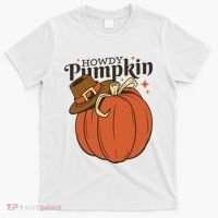 Howdy Pumpkin Cowboy Fall T-Shirt thumb 0