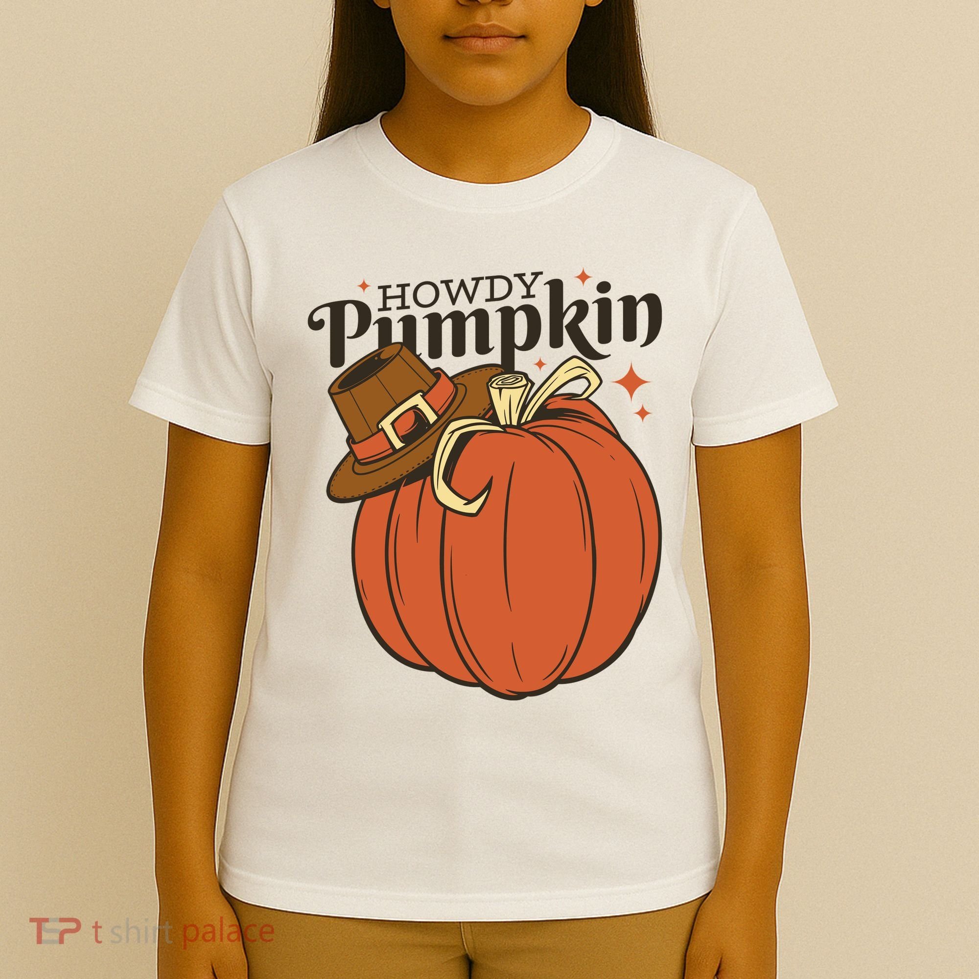Howdy Pumpkin Cowboy Fall T-Shirt
