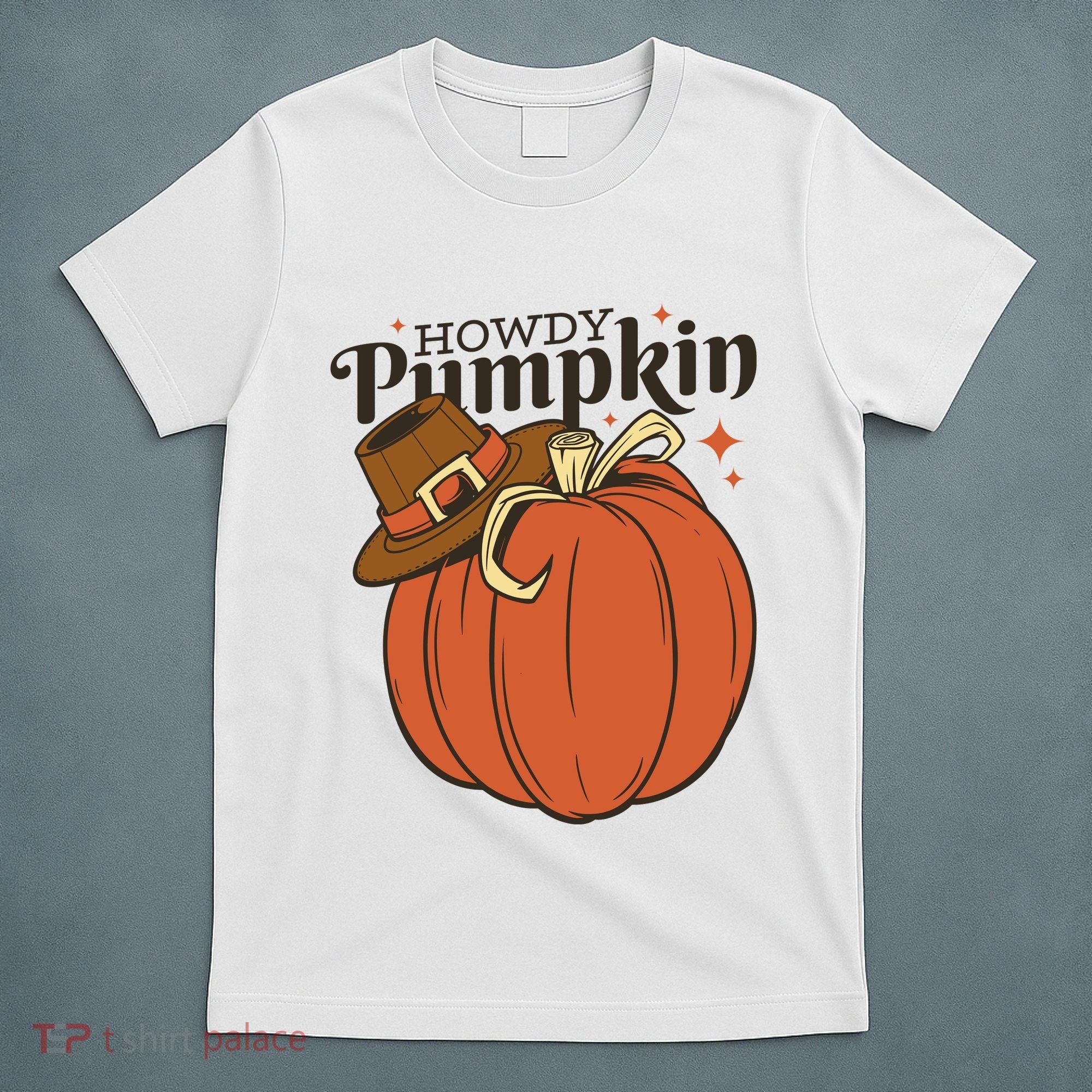 Howdy Pumpkin Cowboy Fall T-Shirt