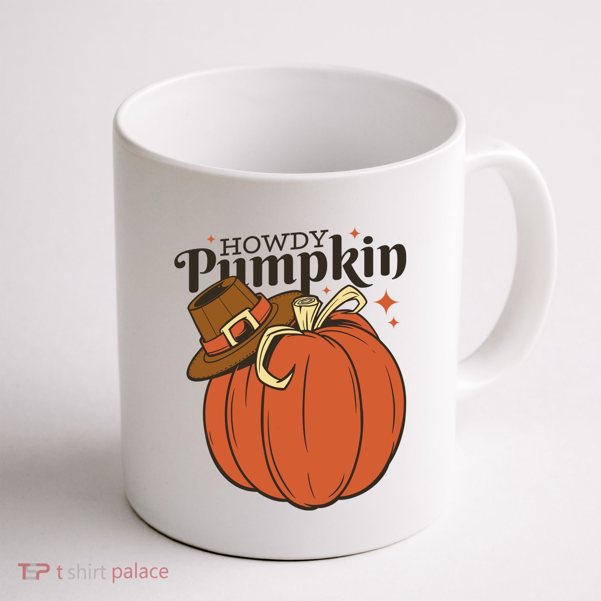 Howdy Pumpkin Cowboy Fall Coffee Mug