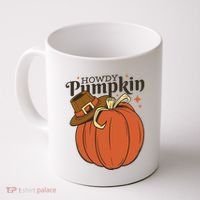 Howdy Pumpkin Cowboy Fall Coffee Mug thumb 0