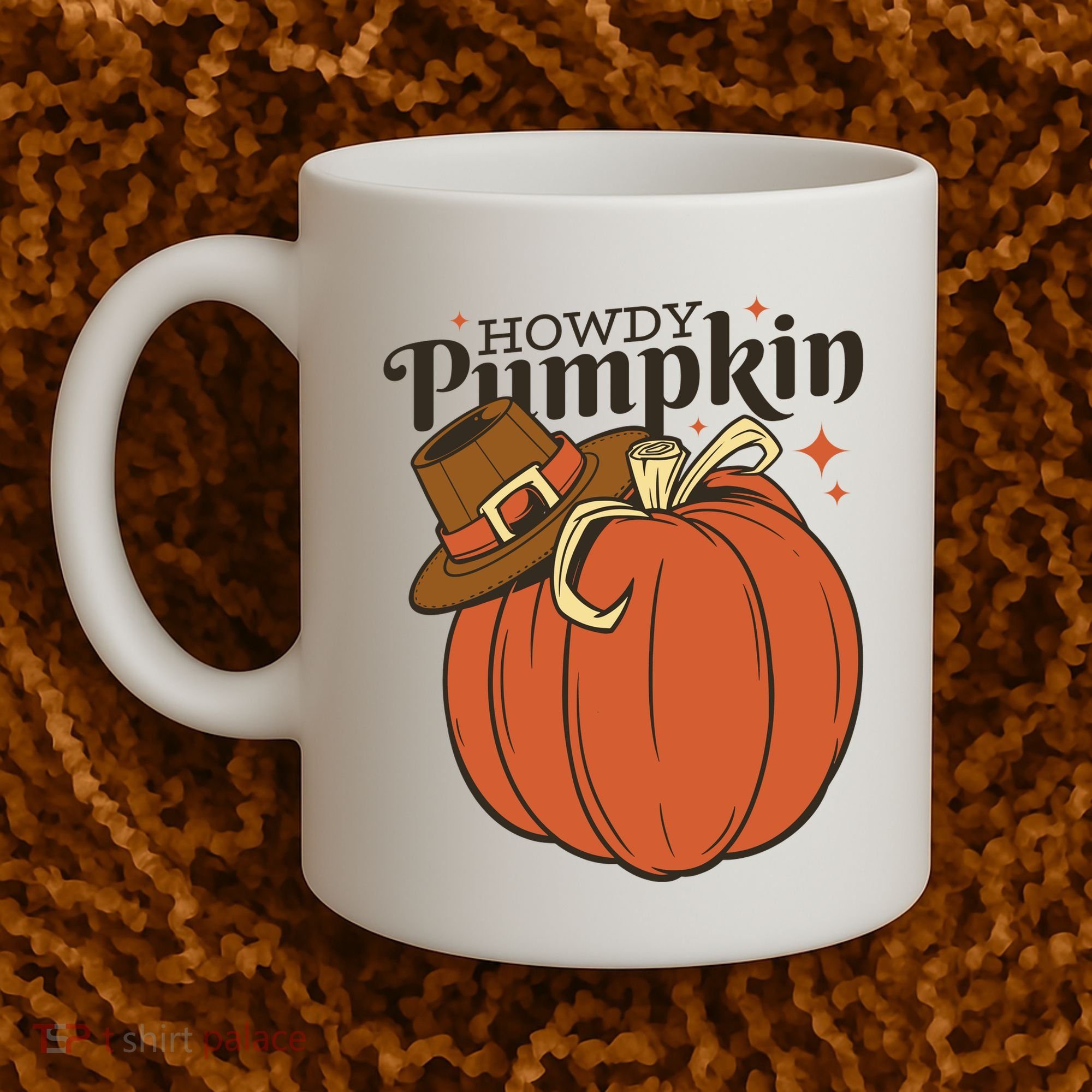 Howdy Pumpkin Cowboy Fall Coffee Mug