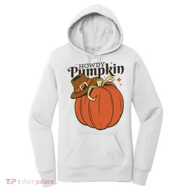 Howdy Pumpkin Cowboy Fall Women's Hoodie