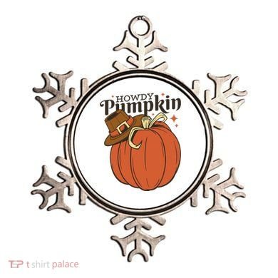 Howdy Pumpkin Cowboy Fall Ornament