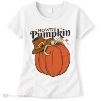 Howdy Pumpkin Cowboy Fall Women's T-Shirt thumb 0