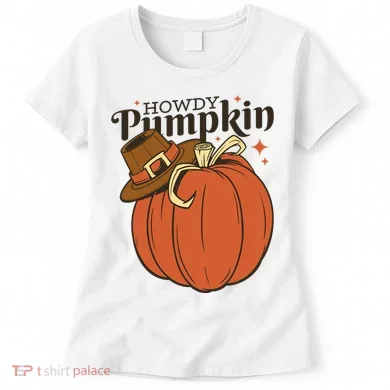 Howdy Pumpkin Cowboy Fall Women's T-Shirt