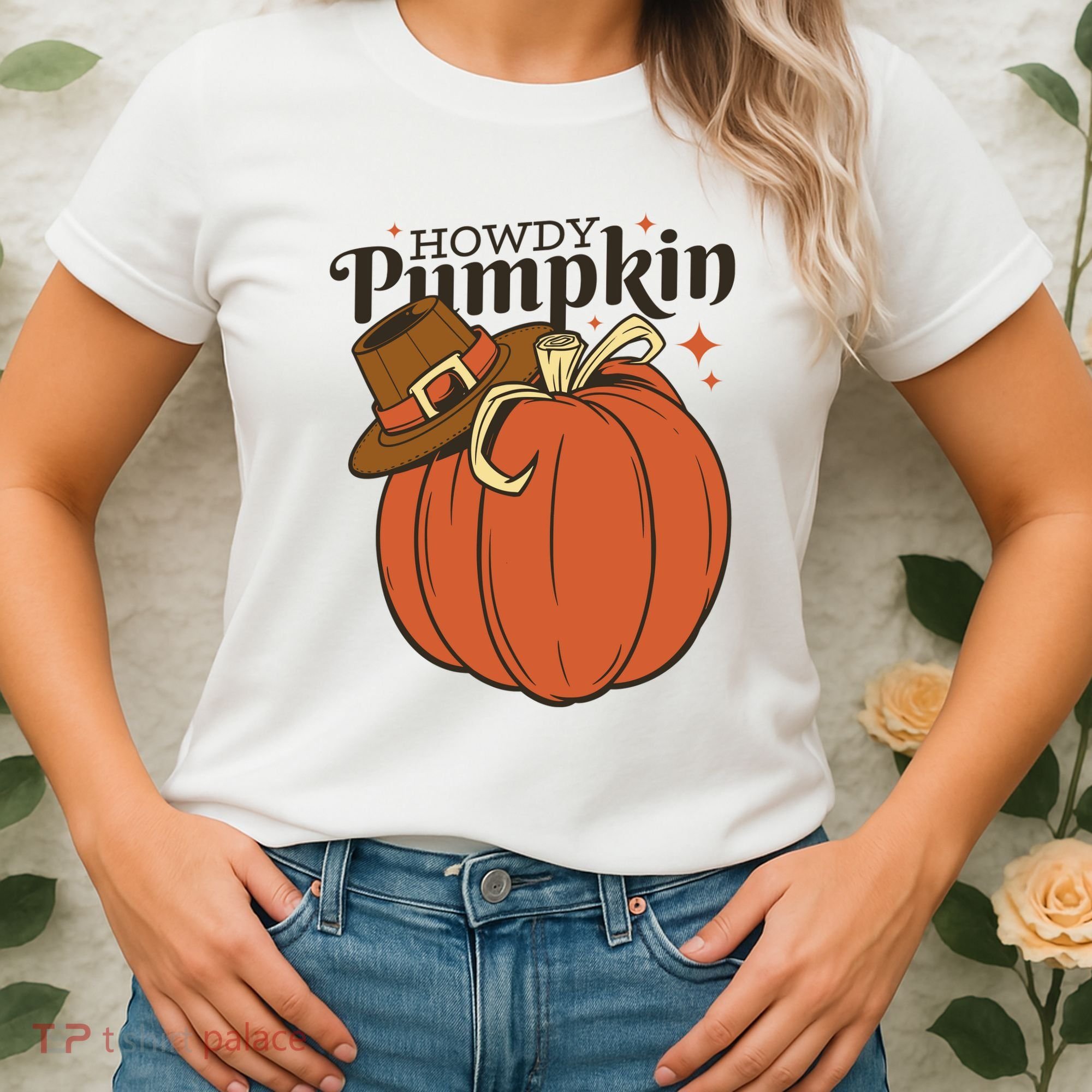 Howdy Pumpkin Cowboy Fall Women's T-Shirt