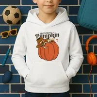 Howdy Pumpkin Cowboy Fall Kids Hoodie thumb 2