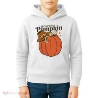 Howdy Pumpkin Cowboy Fall Kids Hoodie thumb 4
