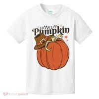Howdy Pumpkin Cowboy Fall Kids T-Shirt thumb 0
