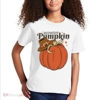 Howdy Pumpkin Cowboy Fall Kids T-Shirt thumb 2