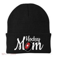 Hockey Player Cool Mom Gift Hockey Mom Gift Beanie thumb 0
