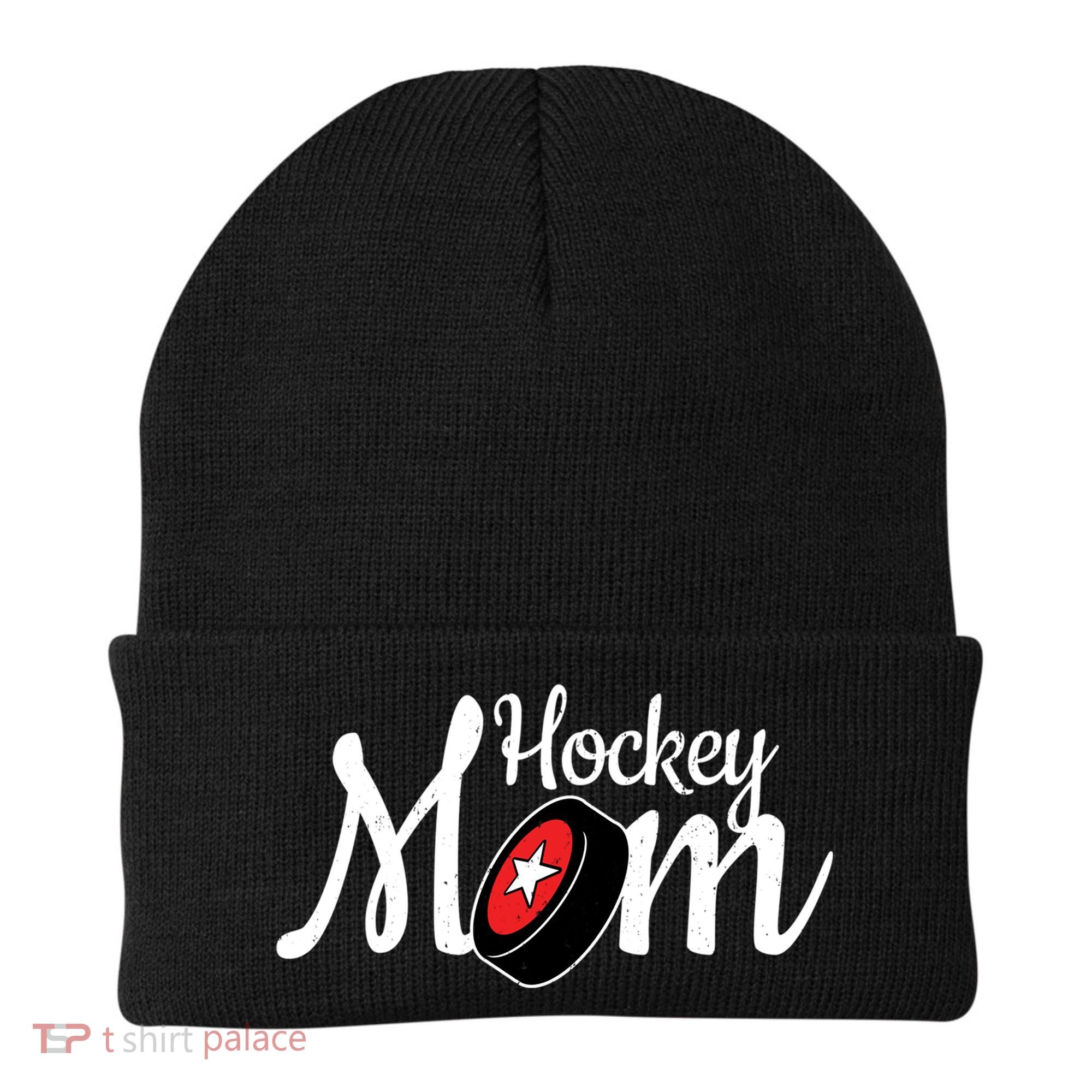 Hockey Player Cool Mom Gift Hockey Mom Gift Beanie