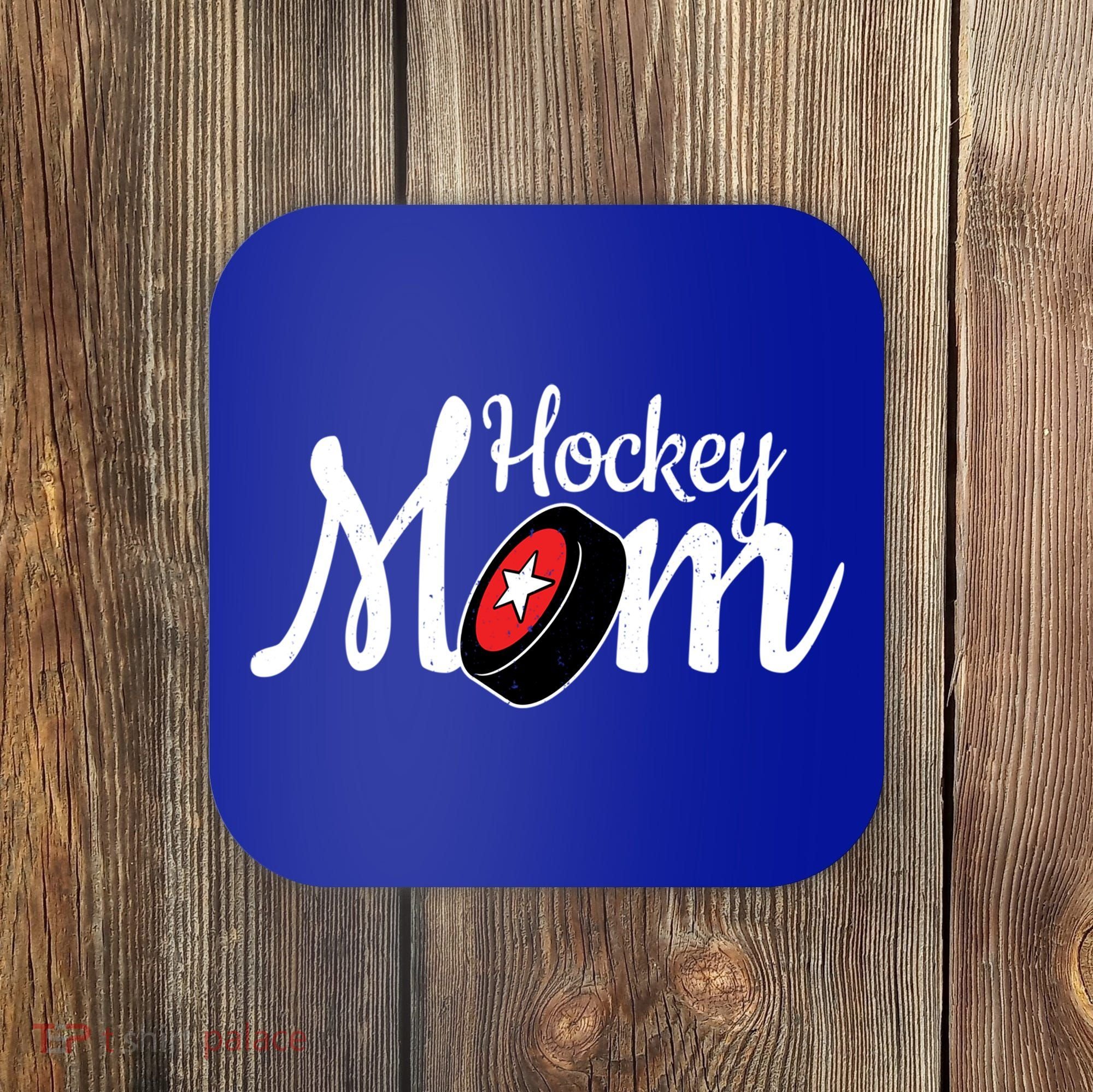 Hockey Player Cool Mom Gift Hockey Mom Gift Coaster