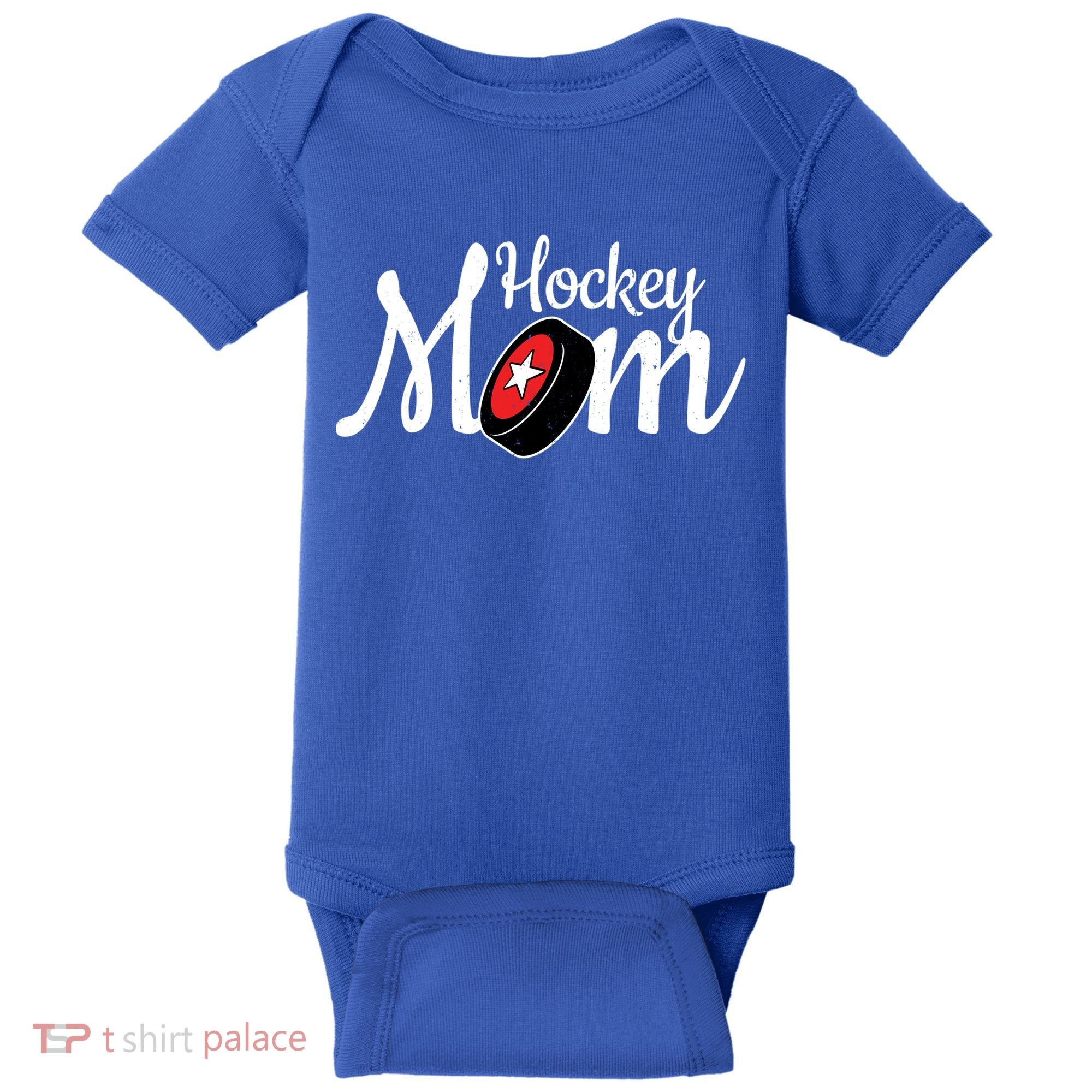 Hockey Player Cool Mom Gift Hockey Mom Gift Baby Bodysuit