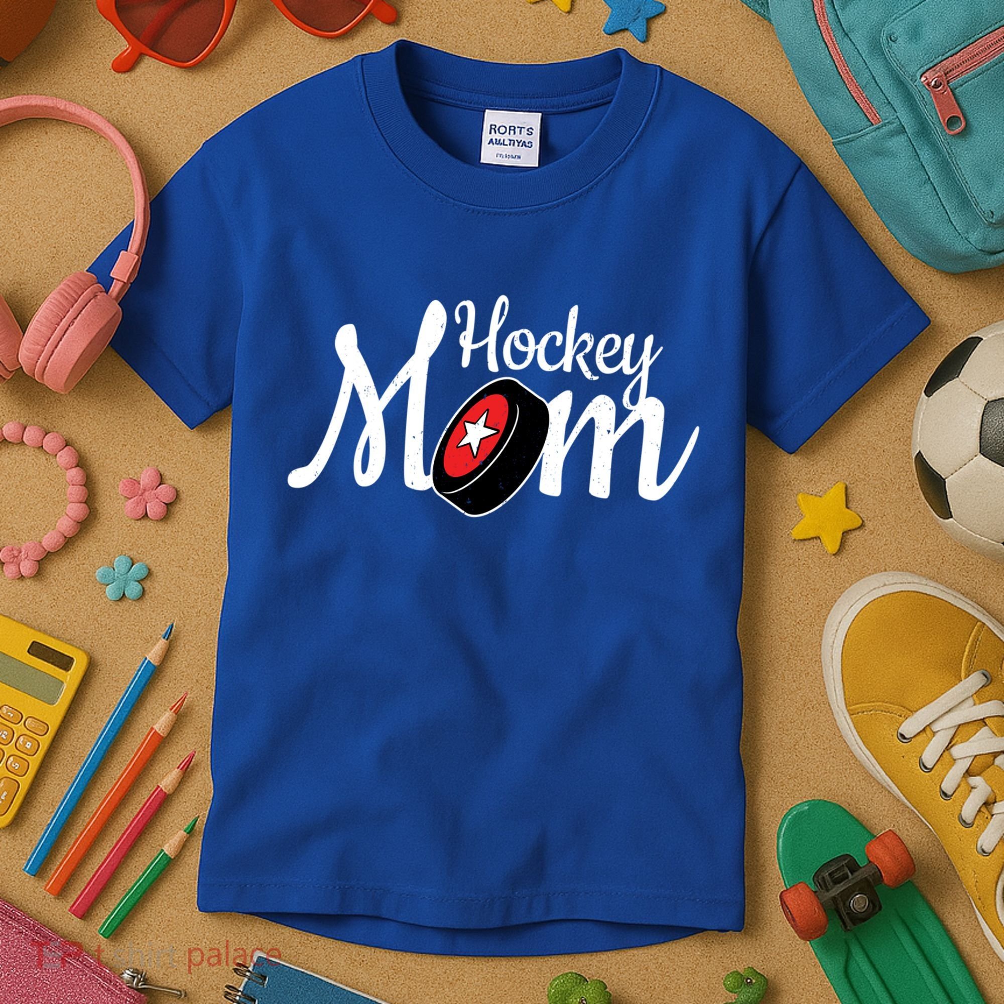 Hockey Player Cool Mom Gift Hockey Mom Gift Kids T-Shirt