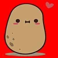Happy Potato Cool Gift Santa Hat thumb 1